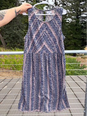 True Craft sleeveless knit boho dress size 1X